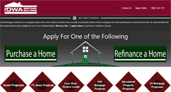 Desktop Screenshot of iowamortgagesolutions.com